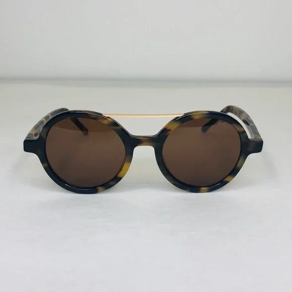 Vivien Tortoise Demi KOMONO Sunglasses round brown gold - Picture 5 of 10